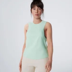Women's Loose-Fit Fitness Tank Top 500 - Green