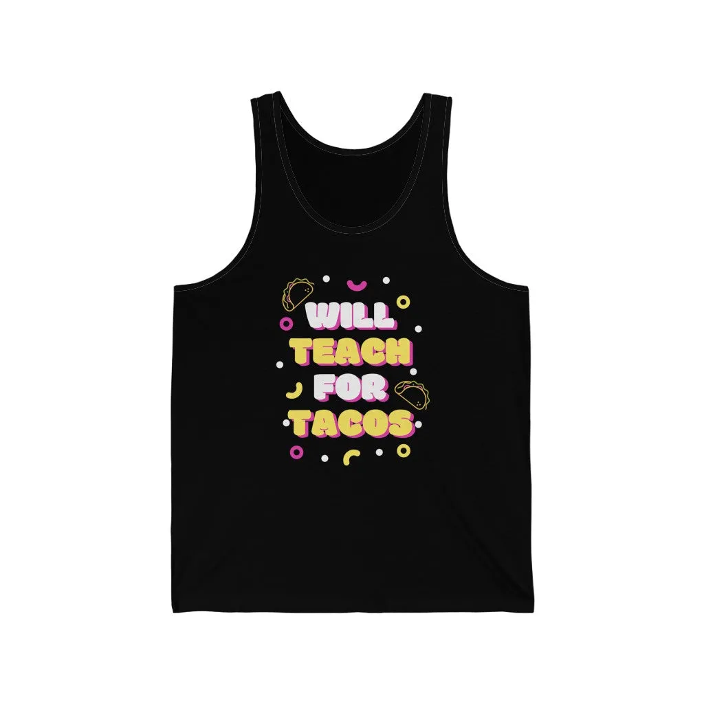 Women's "Tacos" Jersey Tank