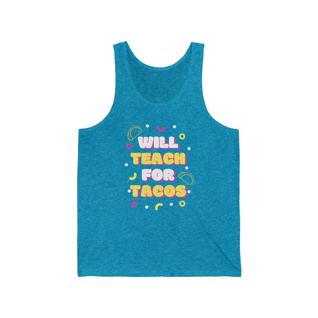 Women's "Tacos" Jersey Tank