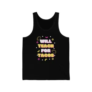 Women's "Tacos" Jersey Tank