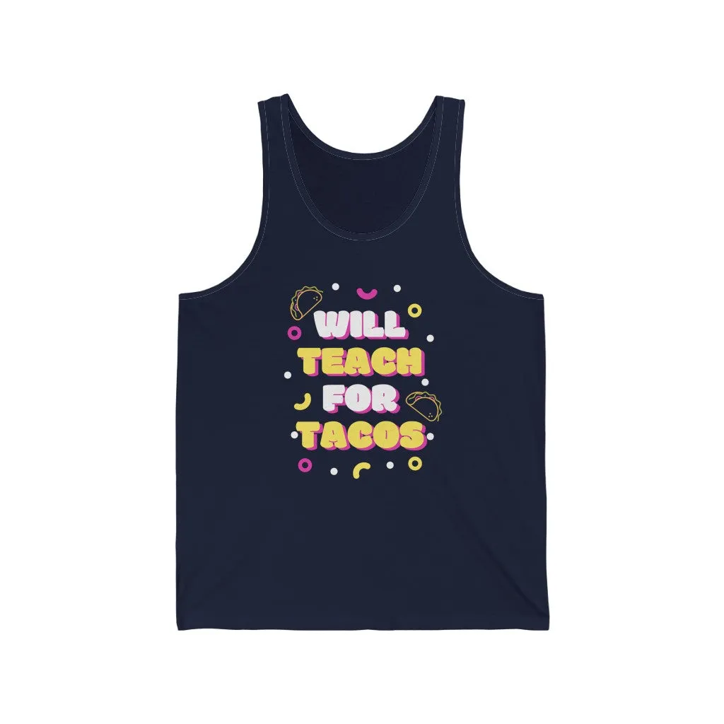 Women's "Tacos" Jersey Tank