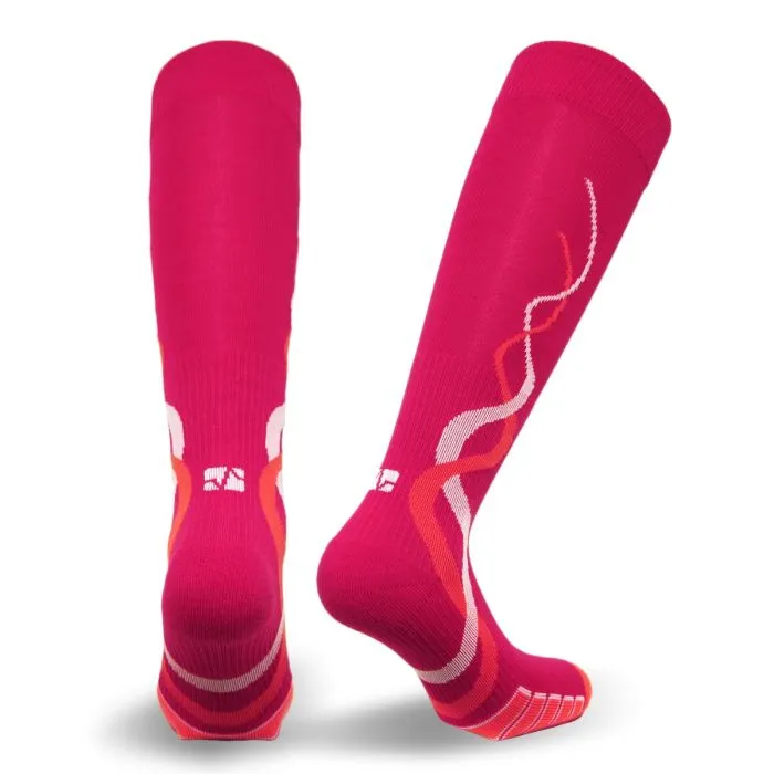 Women's Ribbons Performance Graduated Compression Socks - VTW0316