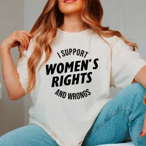 Women's Rights & Wrongs Graphic Tee