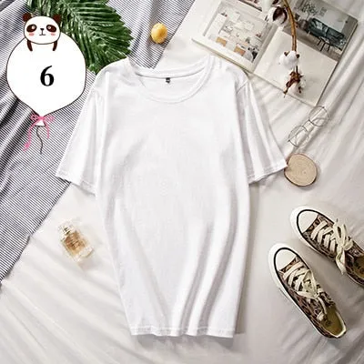 Women's Short Sleeve Oversize Basic Tee
