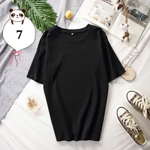 Women's Short Sleeve Oversize Basic Tee