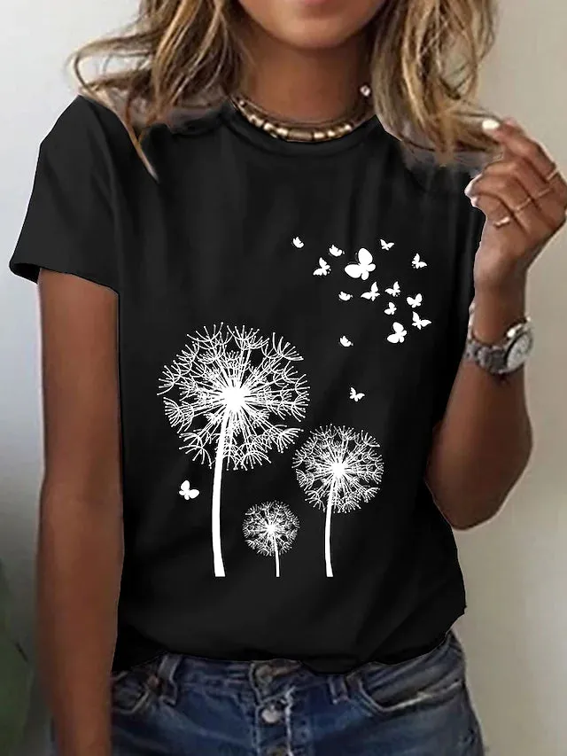 Women's T shirt Graphic Butterfly