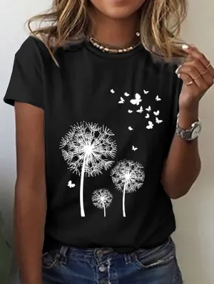 Women's T shirt Graphic Butterfly