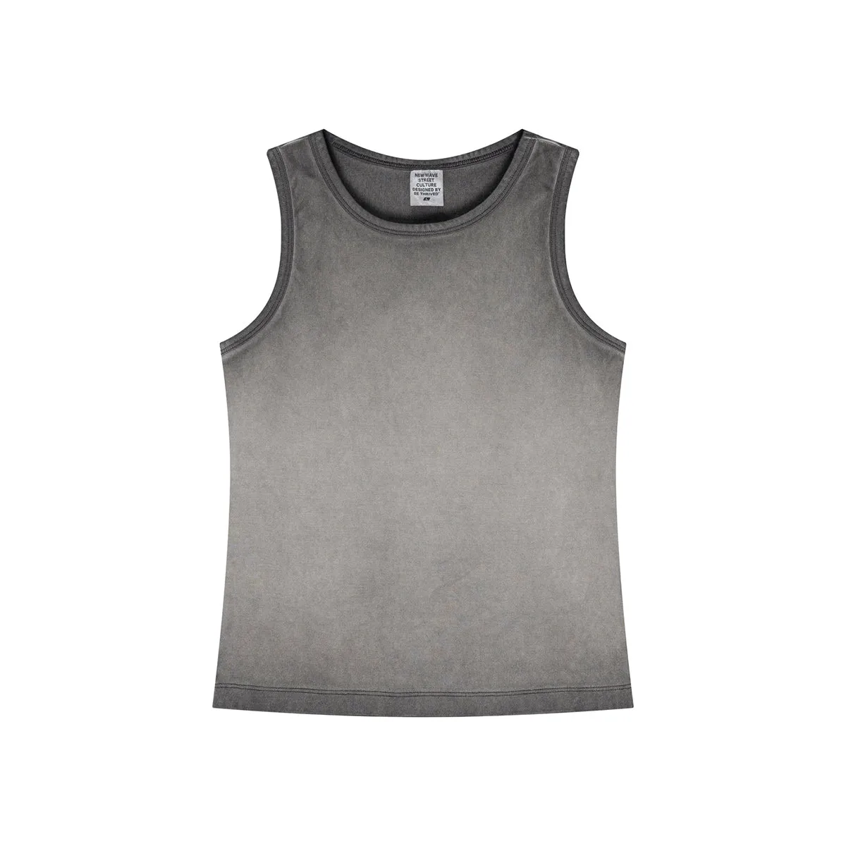 Women's Washed Faded Sleeveless Tee 315gsm