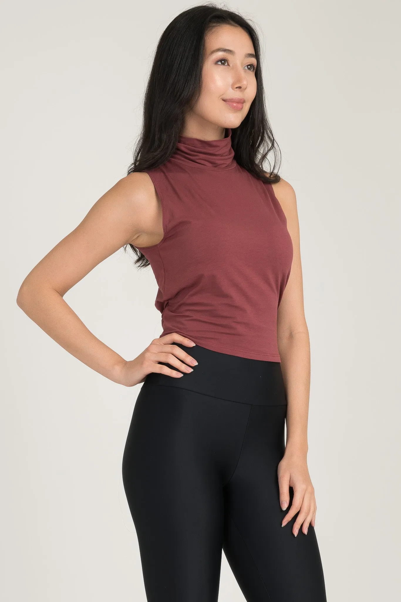 Wrap Back Crop Tank