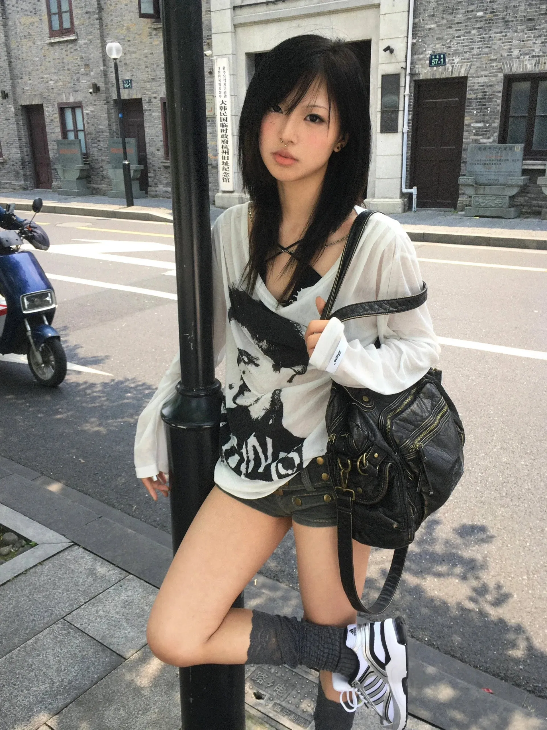 Y2K Grunge Rocker Top