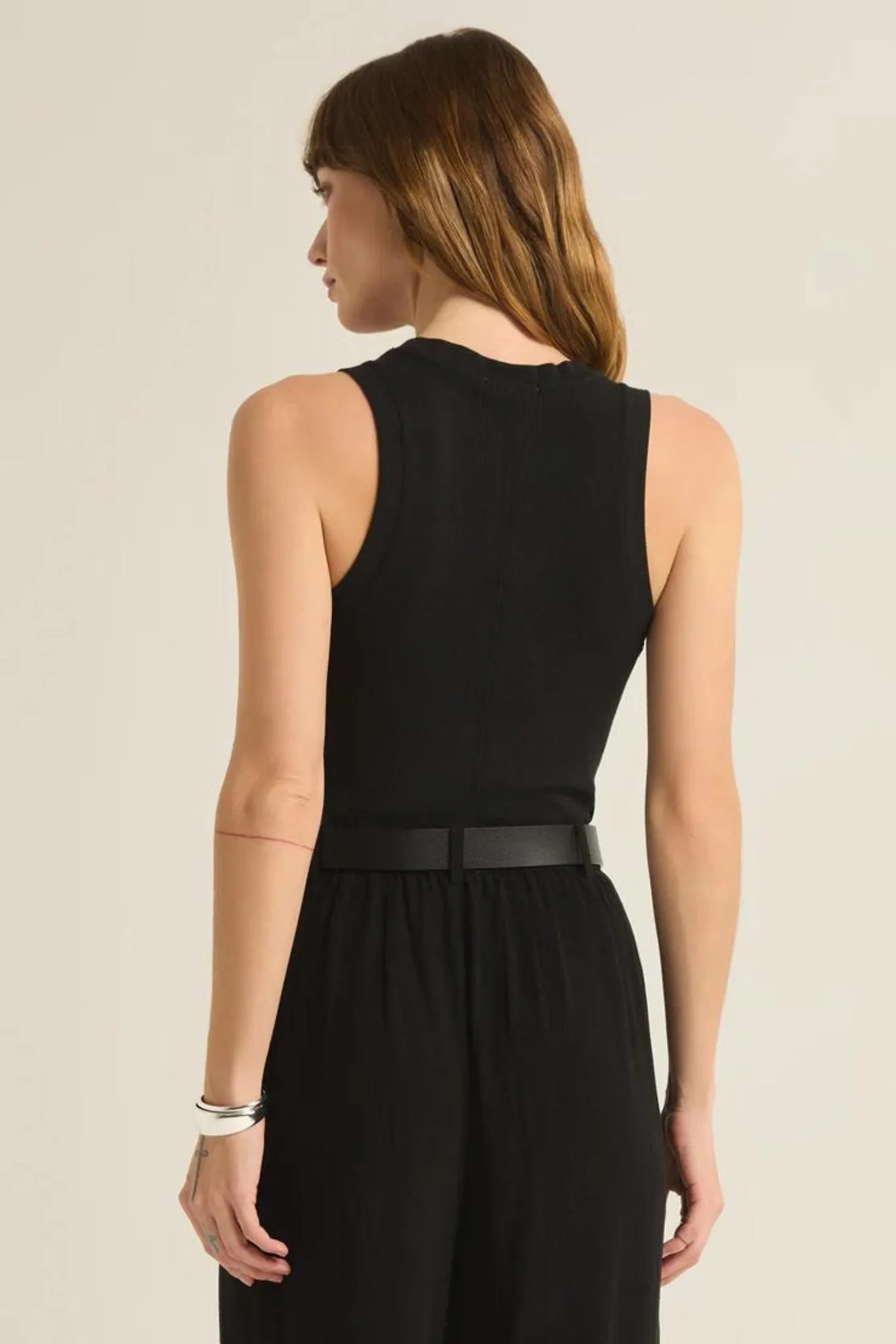 Z Supply: Sirena Rib Tank in Black