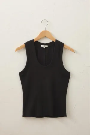Z Supply: Sirena Rib Tank in Black