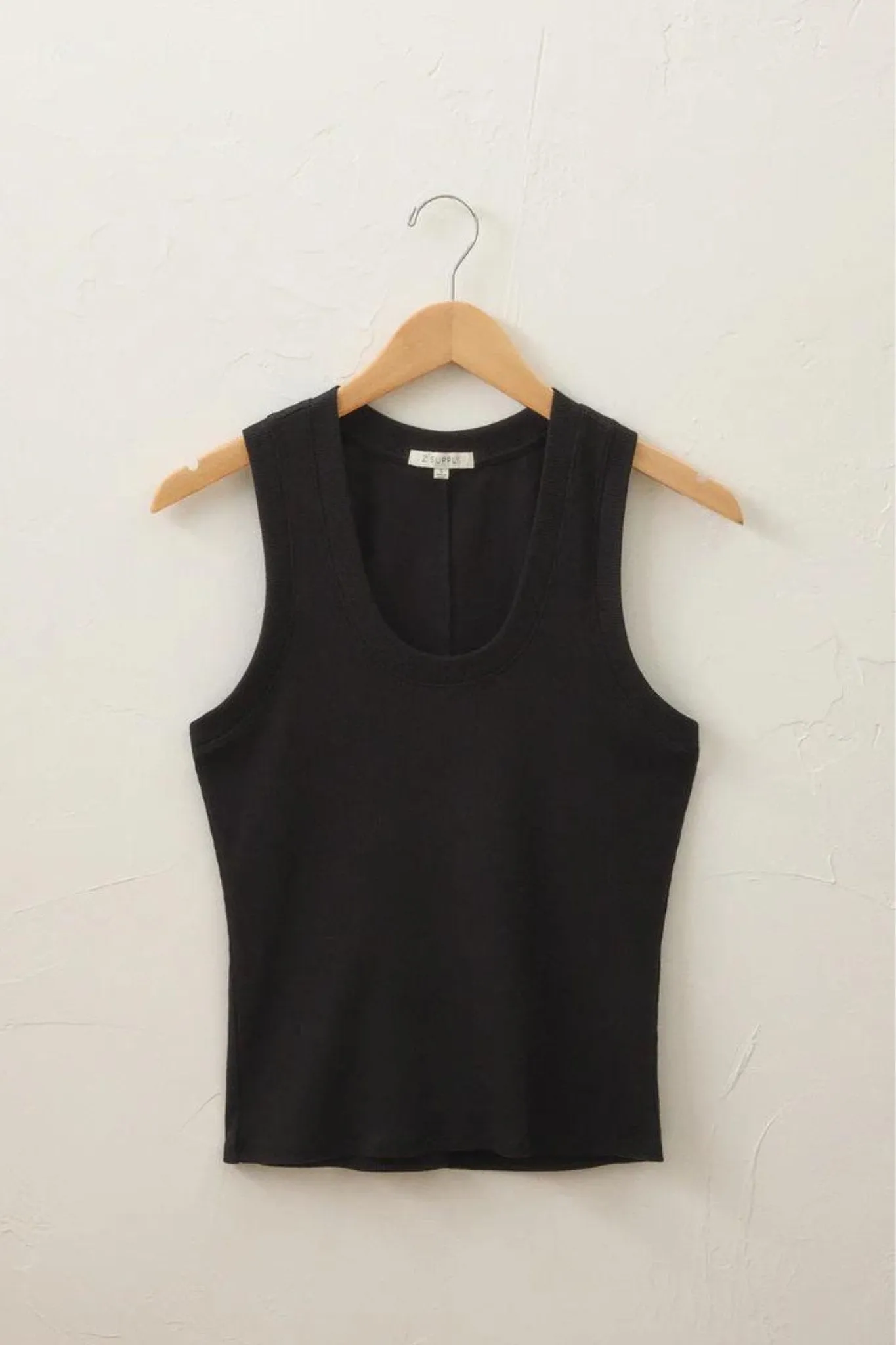 Z Supply: Sirena Rib Tank in Black